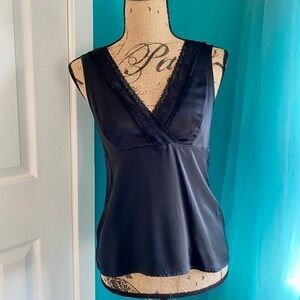Only Hearts NYC Black Silk Camisole